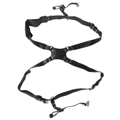 Camera Harness Shoulder Strap with Quick Release Buckles Adjustable Dual Shoulder Leather Camera