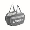 1pc Foldable Laundry Basket Breathable Oxford Fabric Storage Bag for Dirty Clothes Organizer Bag Large-capacity Laundry Bag