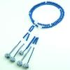 Myorenka Prayer Beads for Soka Gakkai, PC Pearl, Men's and Women's, 9-inch, Medium Size, Sapphire Blue, with Acrylic and Crystal Tassel, SGI Prayer