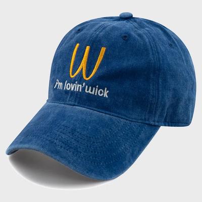 Im Lovin' Stonewashed Ball Cap - Blue