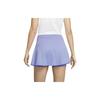 Nike Shorts-jupe plissée à taille élastique avec logo imprimé couleur unie pour femme, bas violet DH9553-569