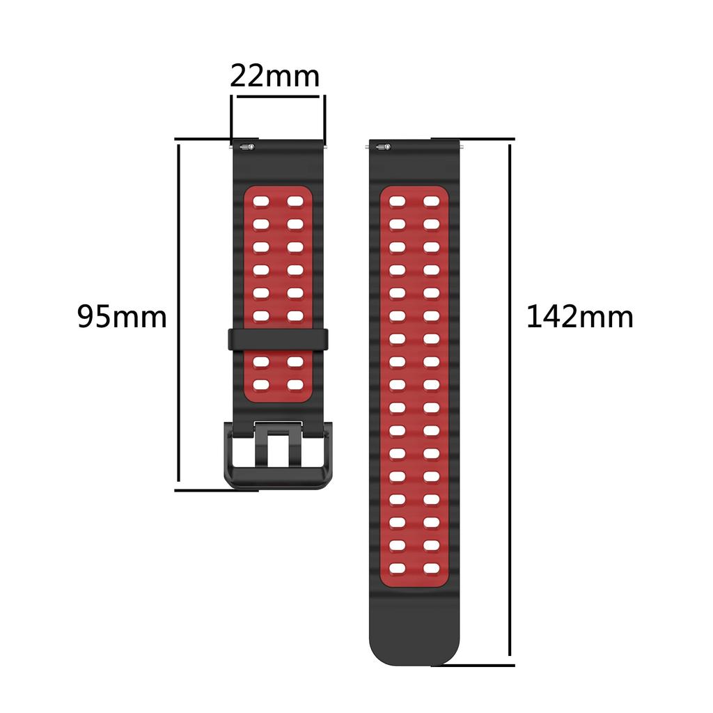 22mm Ocean Silicone Strap for OnePlus Watch 3 46mm/2/2R/Lite Sport Breathable Wristband forWatch 4 Pro/X X2/X3 Accessories