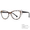 56691 Fashion Rainbow Optical Spectacle Frame Women Cat Eye Coloured Eyebrow Frame Anti Blue Computer Glasses