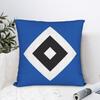 HSV Hamburger Sportverein Quadratische Kissenbezüge Polyester Sitz Deutscher Fußballverein Kissenbezug Lustiger Dekorativer Kissenbezug 45*45