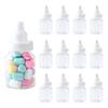 12Pcs Baby Bottle Blue Pink White Plastic Candy Bottle Baby Shower Gift Box Decorations Boys Girls Gender Reveal Party Favors