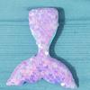 Accessori per Capelli a Forma di Coda di Pesce con Paillettes da Sirena per Bambini