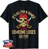 Pirate Quote With Eye Patch and Headscarf Funny Unisex T-Shirt