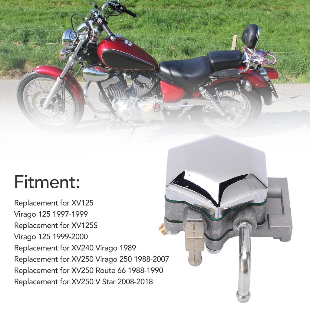 Motorcycle Fuel Pump Assembly 2UJ 13910 00 00 Metal Replacement for XV125 Virago 125 1997‑1999