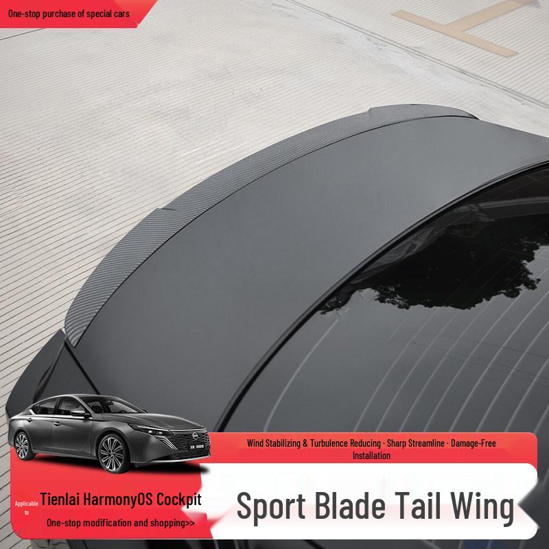 Rear Spoiler Stabilizer for 26 Nissan Teana Models - Hole-Free Car Upgrade Accessory