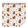 Turkeys Wallpaper White and Cream, Cream Background for Living Room and Bedroom 50x1000