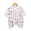 Baby Koi Baby Newborn Infant Combination Thick Long Sleeve Romper Coverall Print Rabbit and Strawberry 60cm Clothes, Undershirt, Autumn/Winter Set,