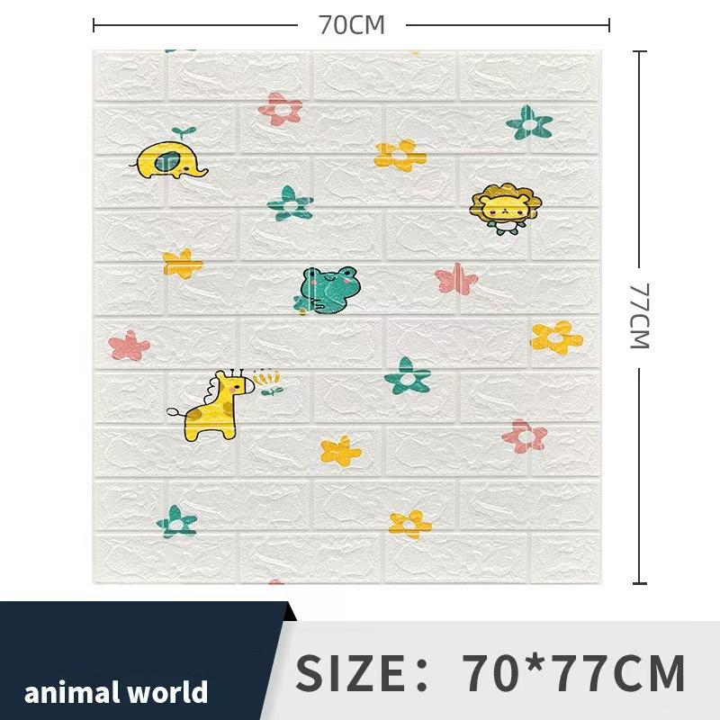 Autocolant de perete 3D Impermeabil Dezlipește și Lipește Tapet Autoadeziv Placă de Perete pentru Decorarea Casei