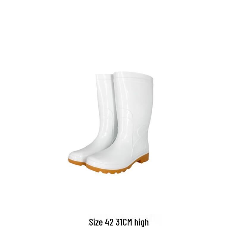 Waterproof High-Top Rubber Work Boots 42