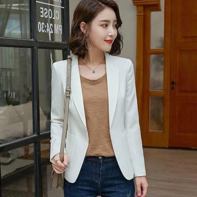 Veste de costume pour femme grande taille Costume coréen décontracté