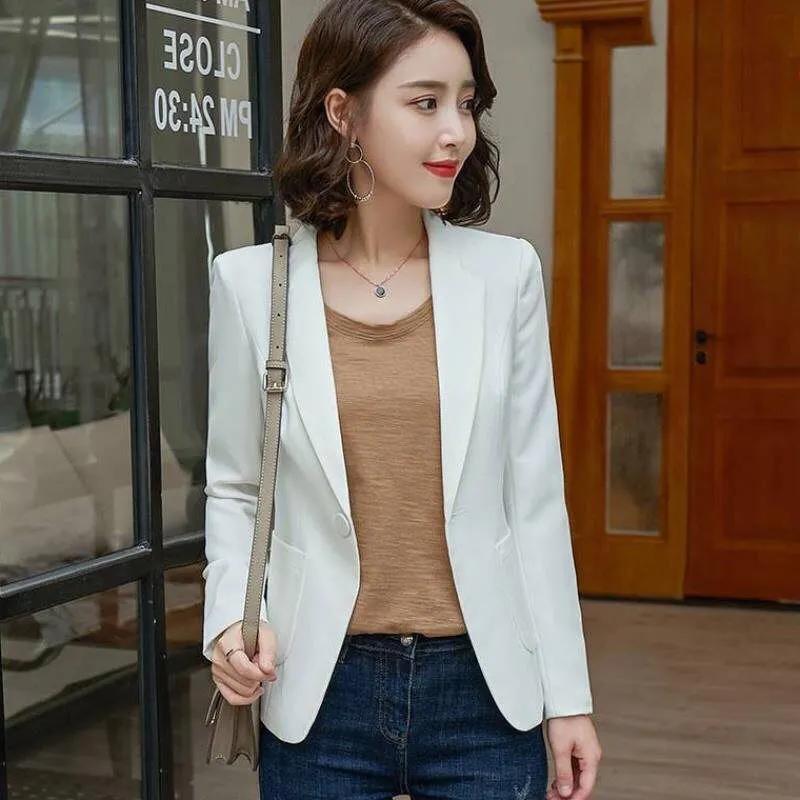 Dámské sako nadměrné velikosti Korejský ležérní oblek