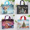 New Christmas Gift Bag Non-woven Santa Snowman Xmas Tree Tote Bags Candy Gift Packaging Bag Shopping Bag Xmas 2026 New Year Bags