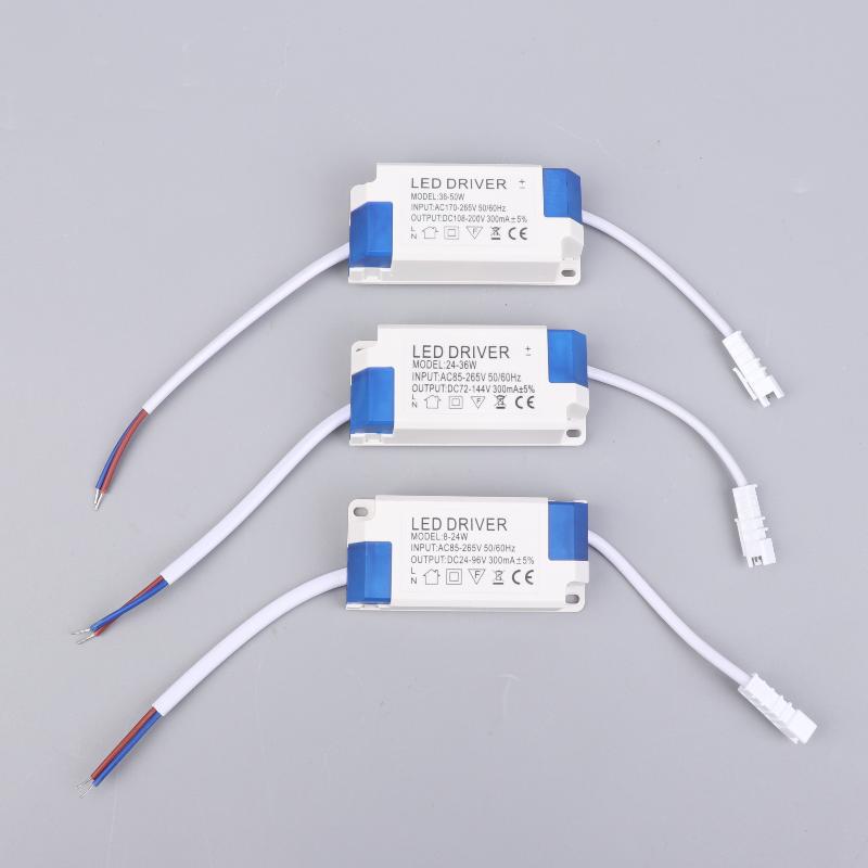 Constant Current Non-Isolated External LED Driver 4-7W 8-18W 8-24W 24-36W 36-50W Output 300mA Lighting Transformer