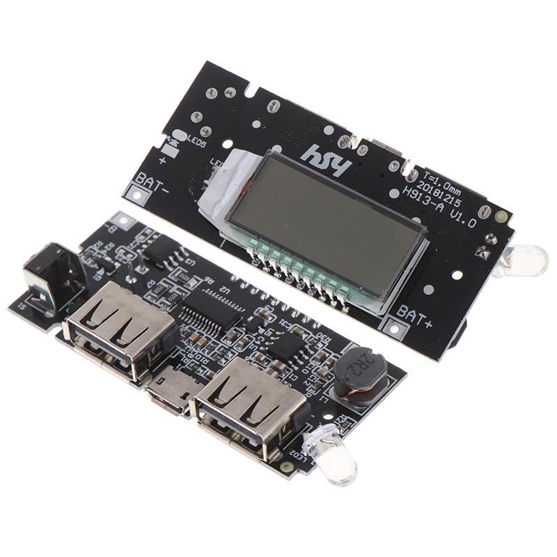 QC5V 2.1A/1A Dual USB Mobile Power Bank 18650 Battery Charger Module Boost Board QC5V 2.1A/1A Dual USB Mobile Power Bank 18650 Battery Charger Module Boost Board