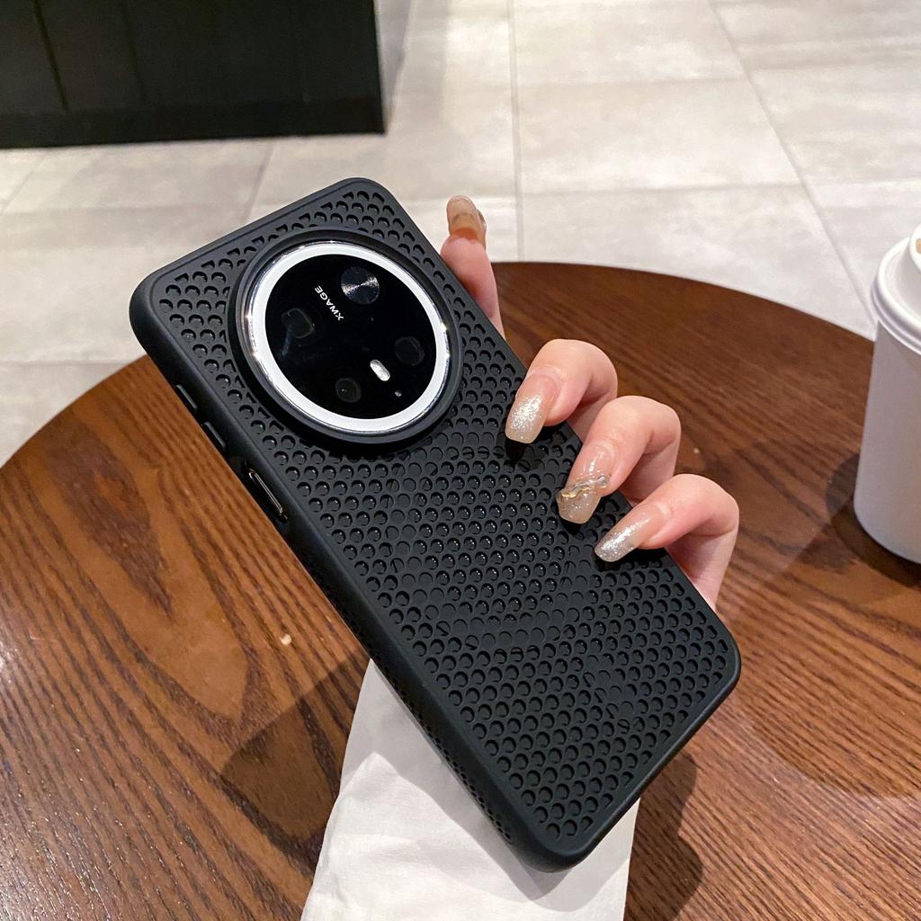 Huawei Mate81Pro Summer Heat Dissipation Magnetic Mobile Phone Case Pura81 Honeycomb Hollow Anti-drop Protective Case