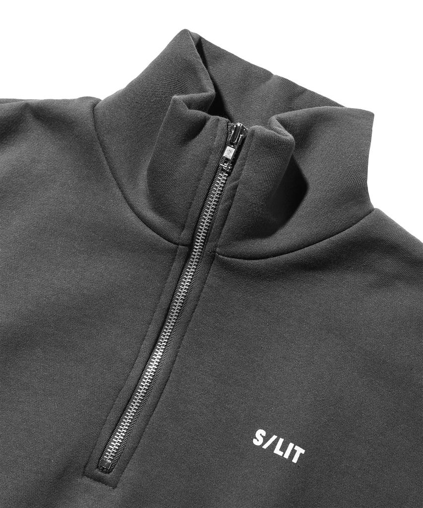 Eseulisseutyudio Steady Sweat Half-Zip Charcoal