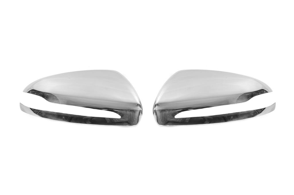 

Накладки на зеркала (2 шт, нерж.) для Mercedes S-сlass W222