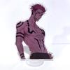 15CM Anime Jujutsu Kaisen Gojo Satoru Nanami Acrylic Stand Figure Board Cold Season Coat model Desk Decor Present