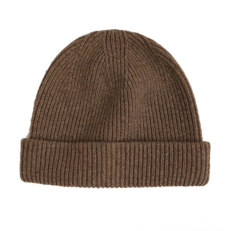 Unisex Korean Style Warm Knit Winter Hat - Fashionable Autumn/Winter Headwear
