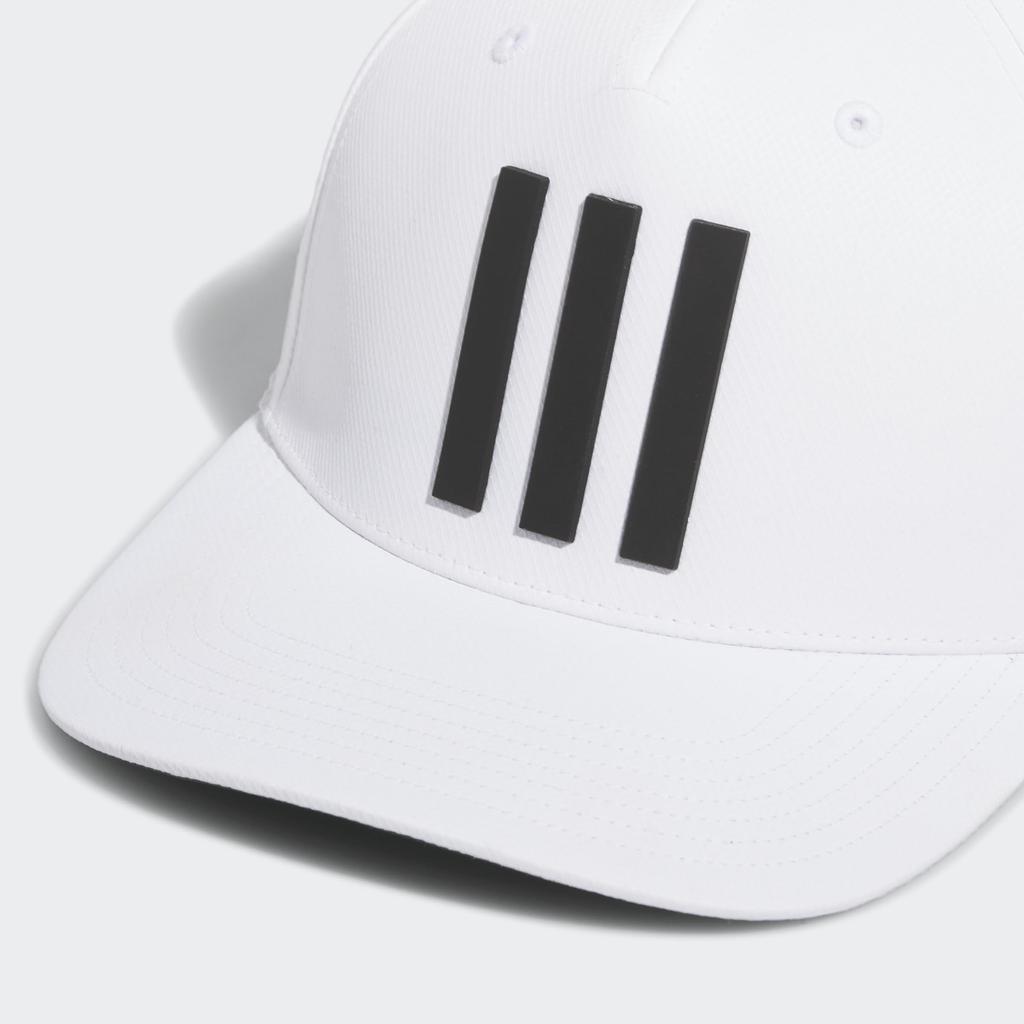 Adidas Golf Tour Golf Free Size Three-Stripe Cap, Men's, White,