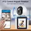 4MP PTZ WIFI Camera Auto Tracking Eén Klik Video Oproep Met Scherm Binnen Babyfoon Beveiliging CCTV Bewakingscamera