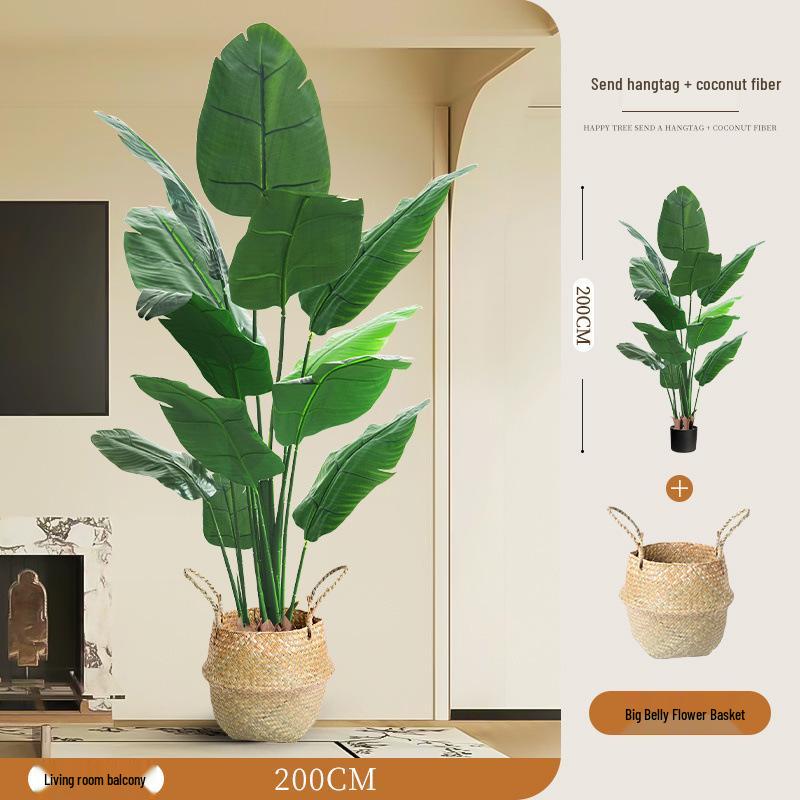 Árbol Artificial Ave del Paraíso - Planta de Suelo Grande para Interiores para Decoración de Sala de Estar