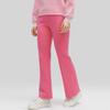 FILA Solid Color Mid Waist Simple Slim Straight Casual Pants Women bottoms Rose-Pink F11W414605F-PC