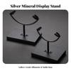 Metal Mineral and Crystal Display Stand Stable for Shelves