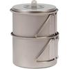 Snow Peak Solo Set Titanium Cookware SCS-004TR Lightweight Portable Camping Cooking Set