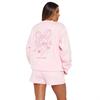 2026 Womens Long Sleeve Sweatshirt Bow Print Loose Fit Casual Top