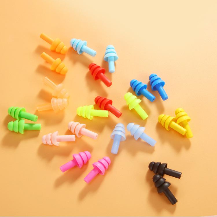 Tappi per orecchie in silicone a forma di albero di Natale per ridurre il rumore per dormire e nuotare (Impermeabile, Wireless, a Forma di Proiettile)
