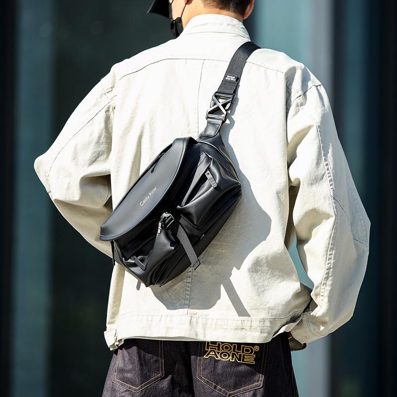 Multifunctional Shoulder Bag Sports Waist Bag Men's Messenger Bag Riding Chest Bag