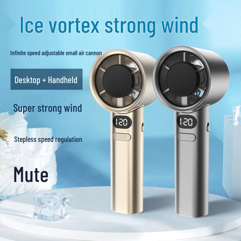 Rechargeable High-Speed Mini Portable Fan with Quiet Operation & Long Battery Life for Students