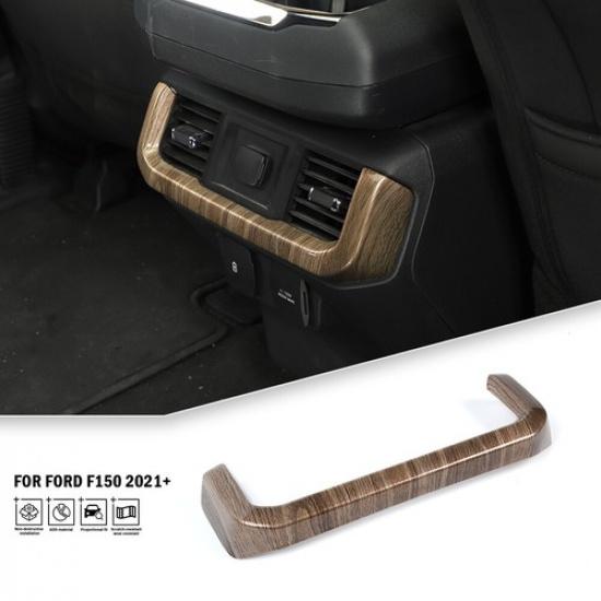 Rear Air Conditioner Vent Outlet Panel Cover Trim For Ford F150 + Wood Grain