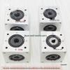 57x57 Small Bevel Gear 90° Right Angle Converter, 1:1 Gear Ratio, Hexagonal D-Hole Shaft Keyway
