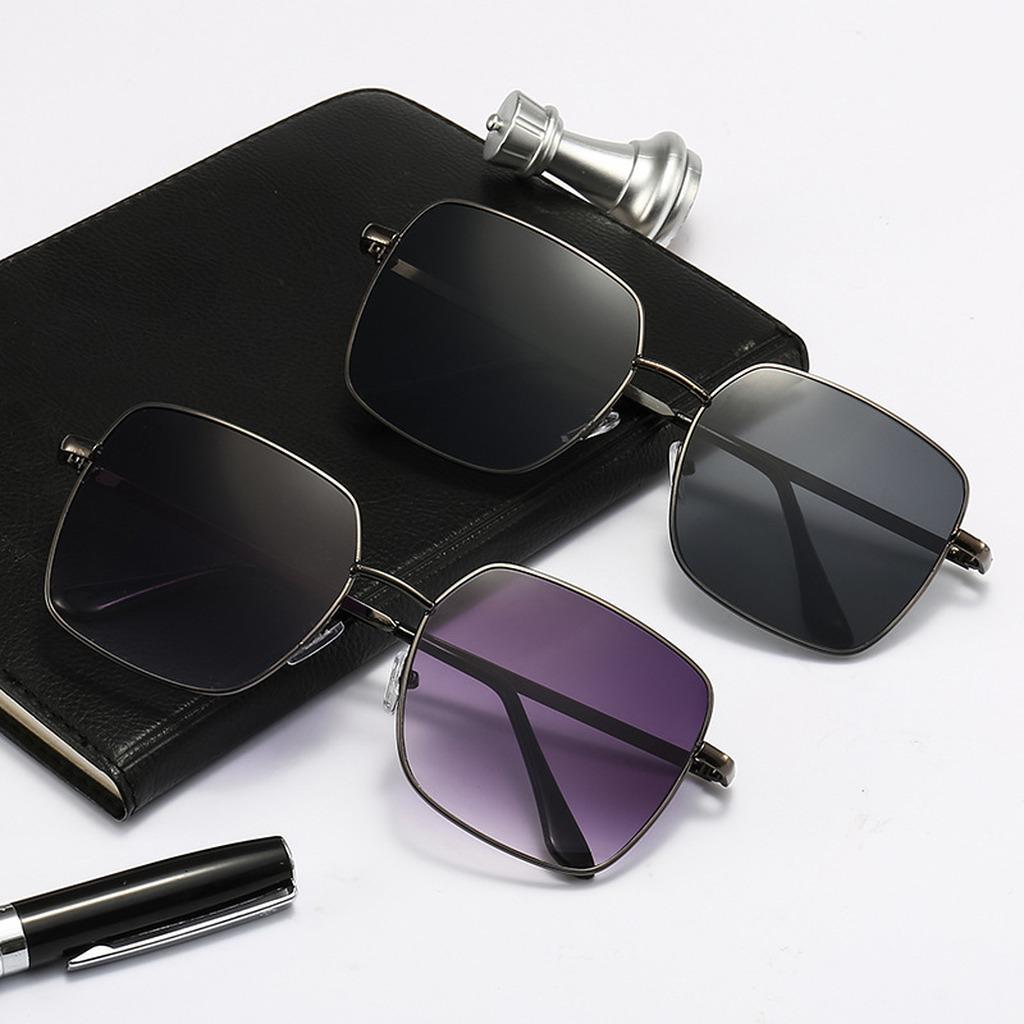 Unisex Sunglasses Comfortable Uv380 Sun glasses Polygonal Metal Frame Metallic Outdoor Eyeglasses For Outdoor Travel Daily Use