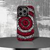 Art Phone Case For iPhone 16,15,14,13,12,11,Pro,XS,Max,Plus,Mini,SE4,E Black Matte P-Pokras L-Lampas Shockproof Cover