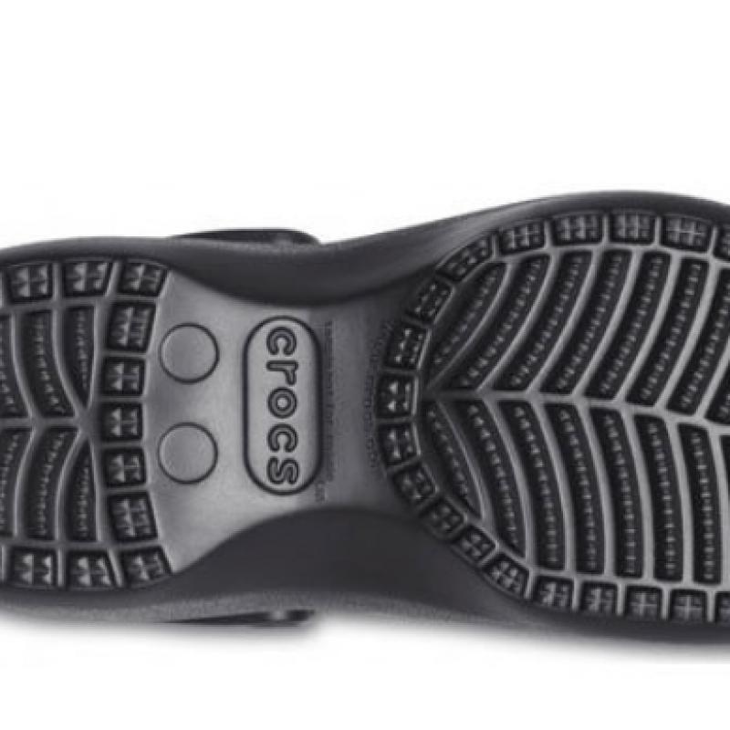 Crocs Womens Classic Platform Clogs Black 206750 001