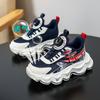 Boys shoes 2025 summer new girls mesh breathable hollow single mesh dad shoes middle older children's sports tide shoes