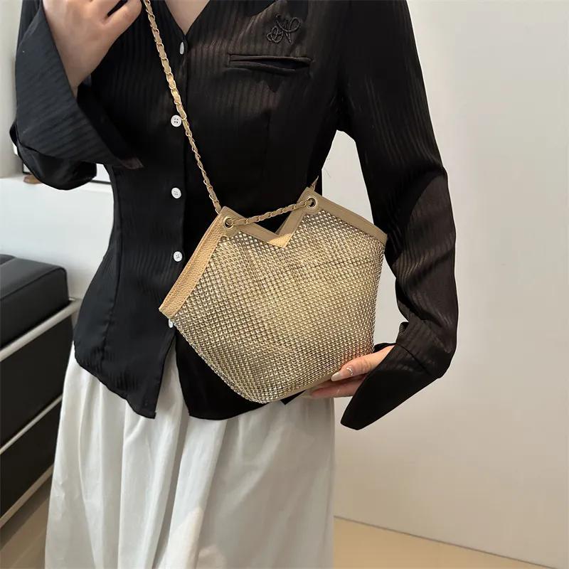 WTEMPO Elegant Large Capacity Soft Single Shoulder Bags Women Casual Versatile Shopping Crossbody Bags