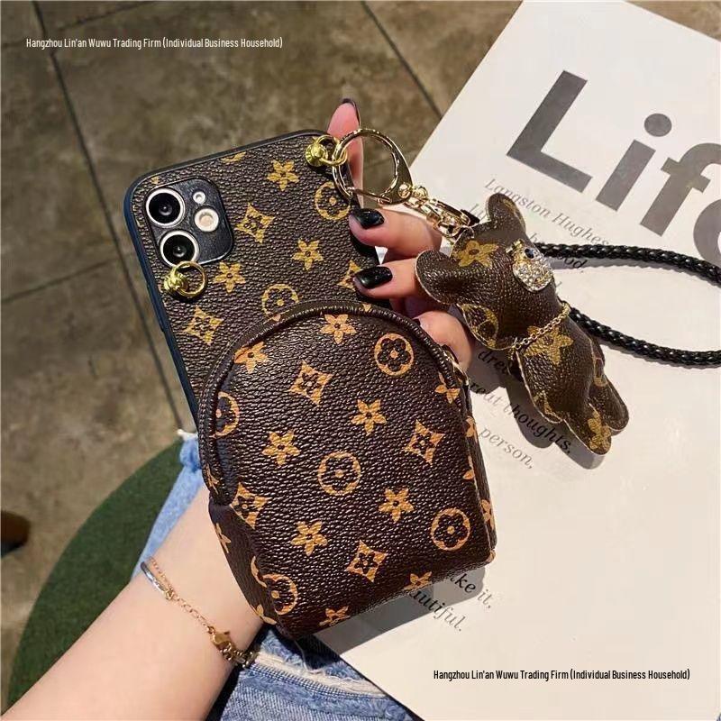 Women's Crossbody Phone Case & Coin Purse: Anti-Fall Lanyard, Japanese/Korean Style Wallet