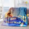 Juventus Customize Text Blanket Throw Customizable Blanket Warmthful Decor Suitable for Sofa Livingroom Picnics Couch for All Occasions