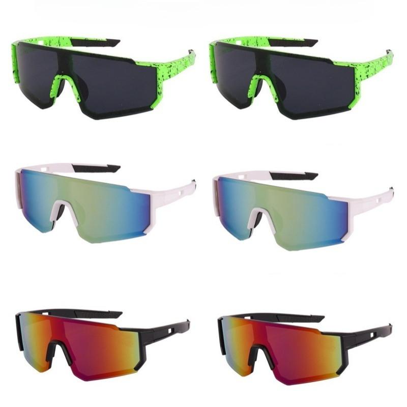 

6pcs Cycling Glasses Cycling Shades UV Protection Sunglasses Outdoors Goggles Motorcycle Shade
