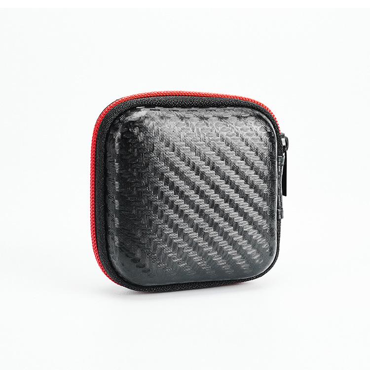 Digital Accessories Storage Box - Square EVA Organizer for U Disk, SD Card, and Earphones