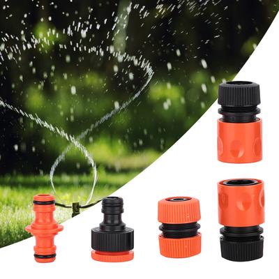 5pcs G1/2" ABS Hose Connector Garden Irrigation Watering Tube Joint For PVC Water Pipe