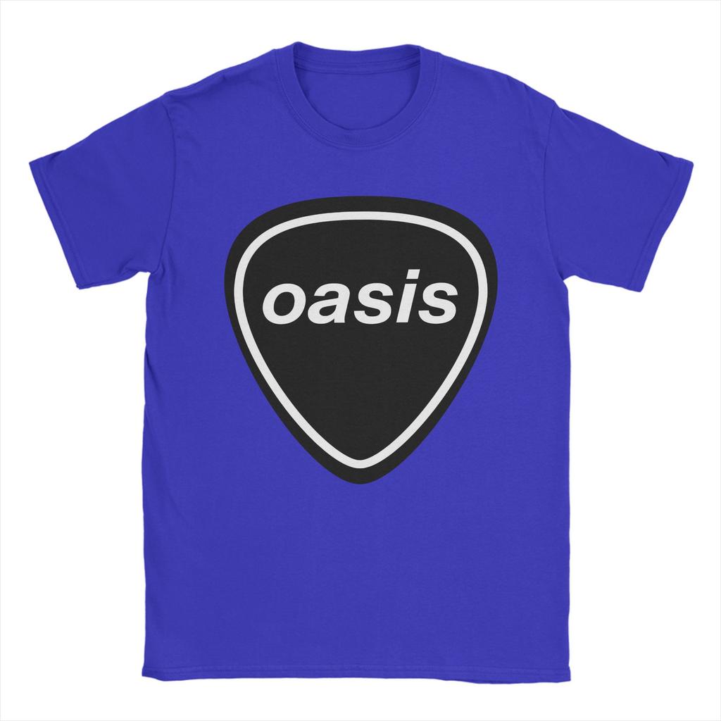 Men Women O-Oasis Rock Music Logo T Shirts  Pure Cotton Clothes Leisure Short Sleeve Crew Neck Tees Gift T-Shirt